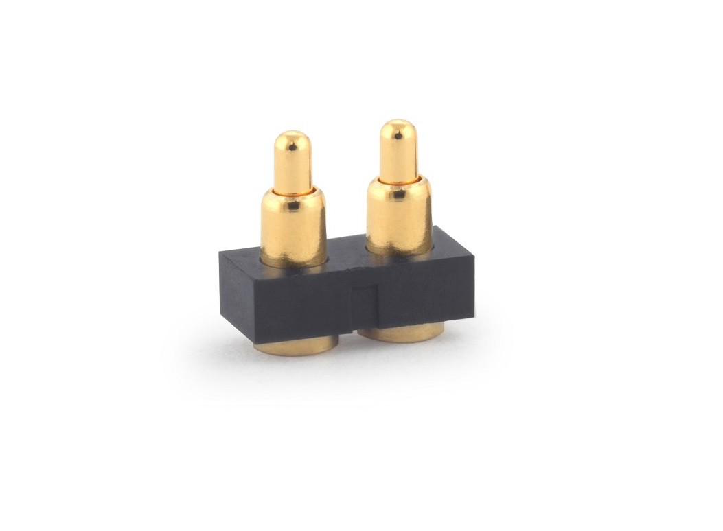 Spring-loaded Plated Gold Pogo pin Connector 2 Point