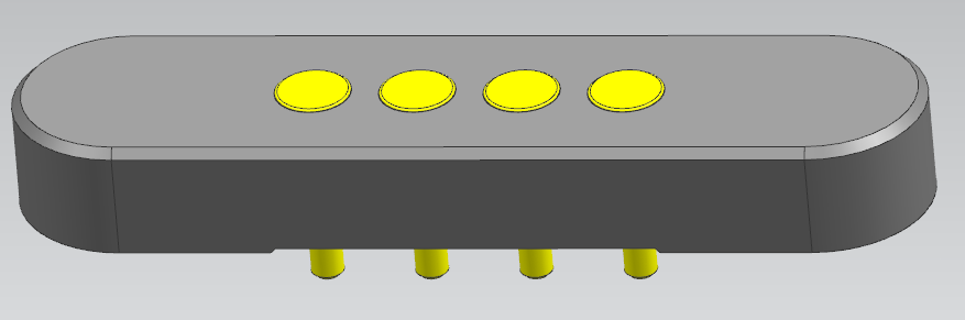 4pin female magnetic charging connector