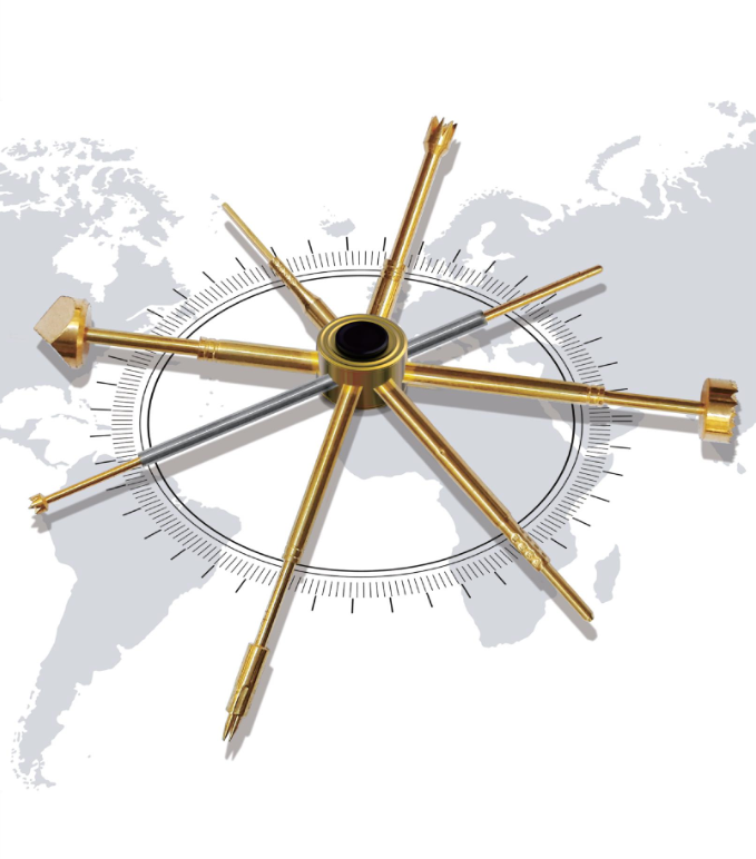 Goupille Pogo à ressort à courant élevé