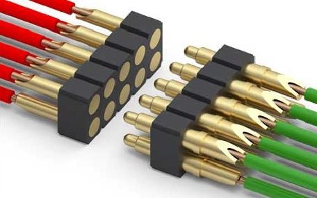 Connecteur à broche Pogo à ressort à coupelle à souder