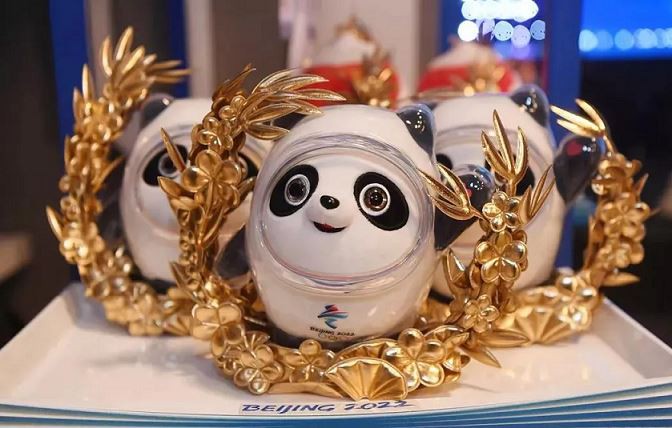 La mascotte des 24e Jeux olympiques d'hiver de Pékin