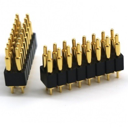 Connecteur à double rangée Pogo Pin